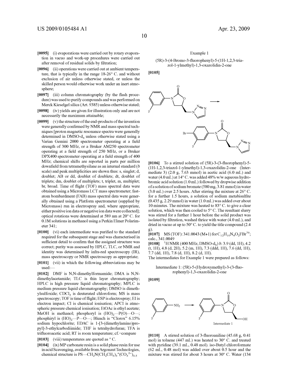 PROCESS FOR THE PREPARATION OF ARYL SUBSTITUTED OXAZOLIDINONES AS INTERMEDIATES FOR ANTIBACTERIAL AGENTS - diagram, schematic, and image 11