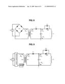 Electric Circuit, Having Transformer which Can Function as a Buffer Inductor, and Magnetic Stimulator Therewith diagram and image