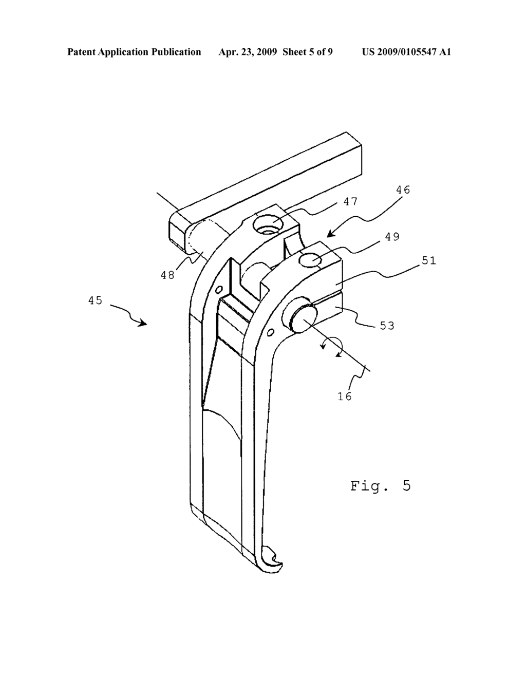 Adjustable Retractor Blade - diagram, schematic, and image 06