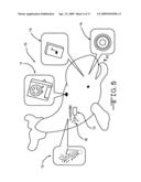 Portable autonomous multi-sensory intervention device diagram and image