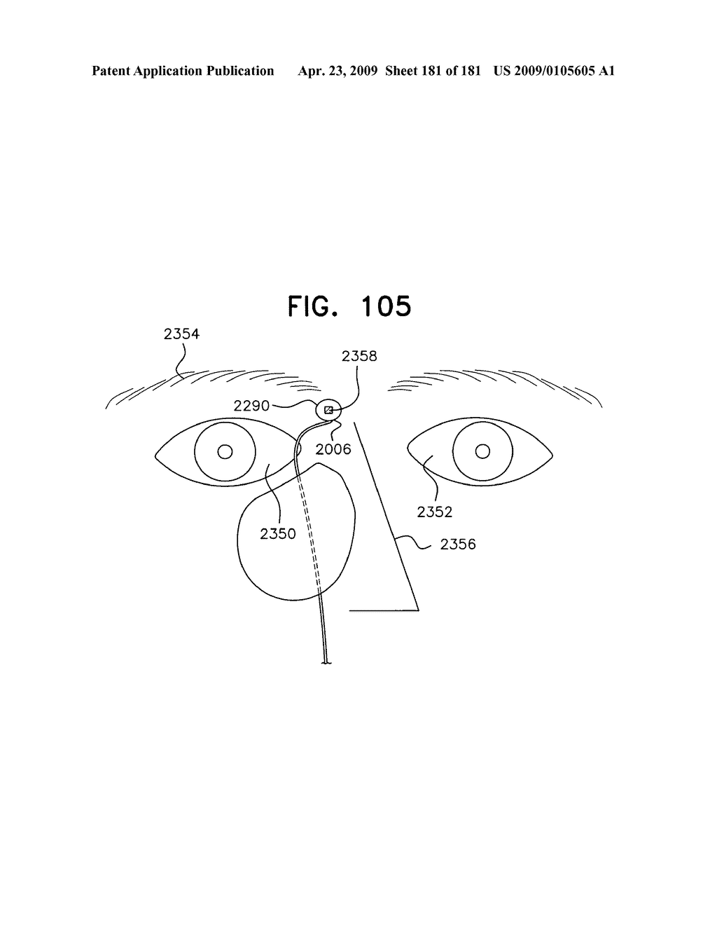 Apparatus and method for measuring biologic parameters - diagram, schematic, and image 182