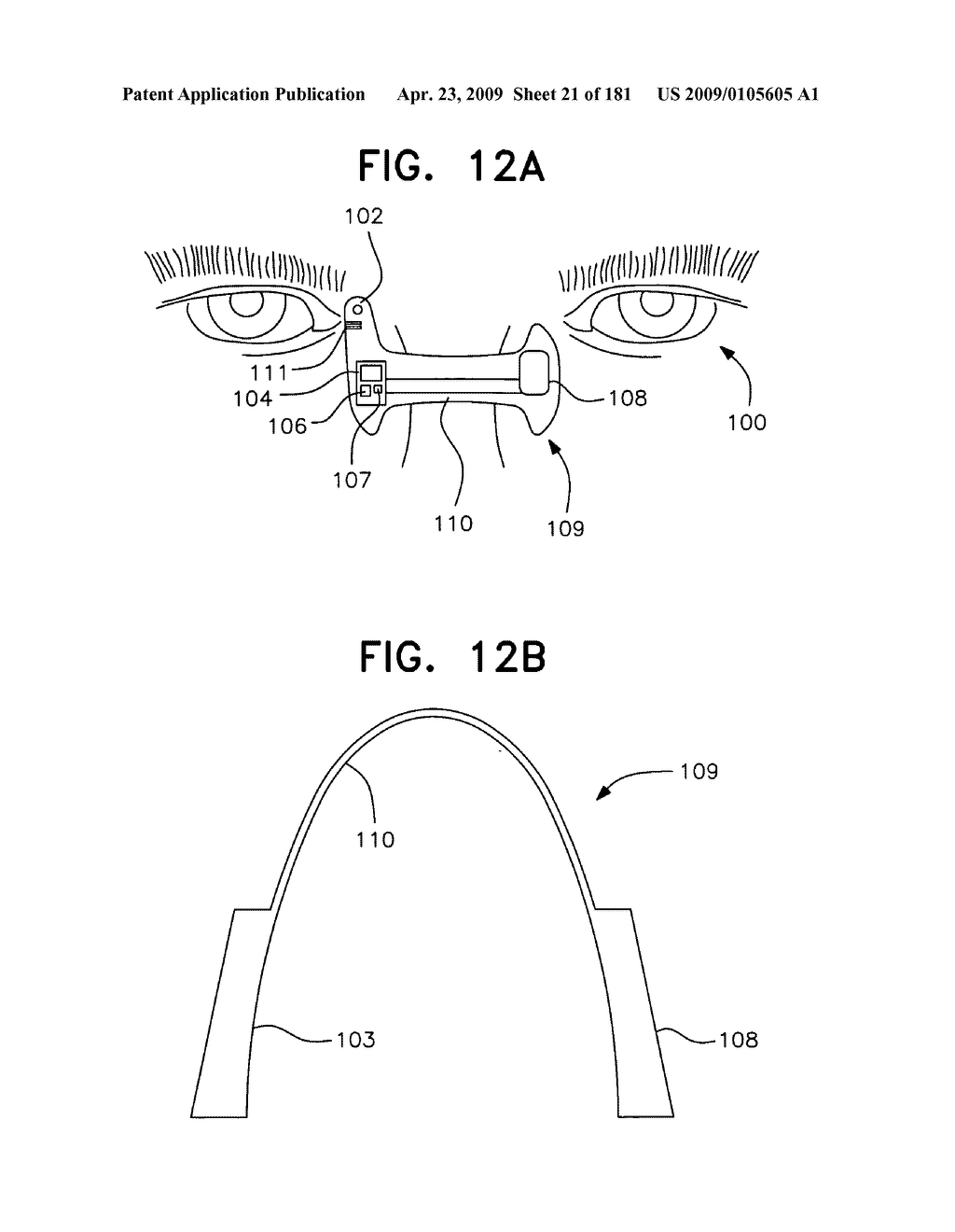 Apparatus and method for measuring biologic parameters - diagram, schematic, and image 22