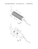 TAMPON HAVING ZONED APERTURED OVERWRAP diagram and image