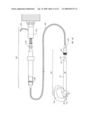 Mechanical apparatus and method for delivering materials into the inter-vertebral body space for nucleus replacement diagram and image