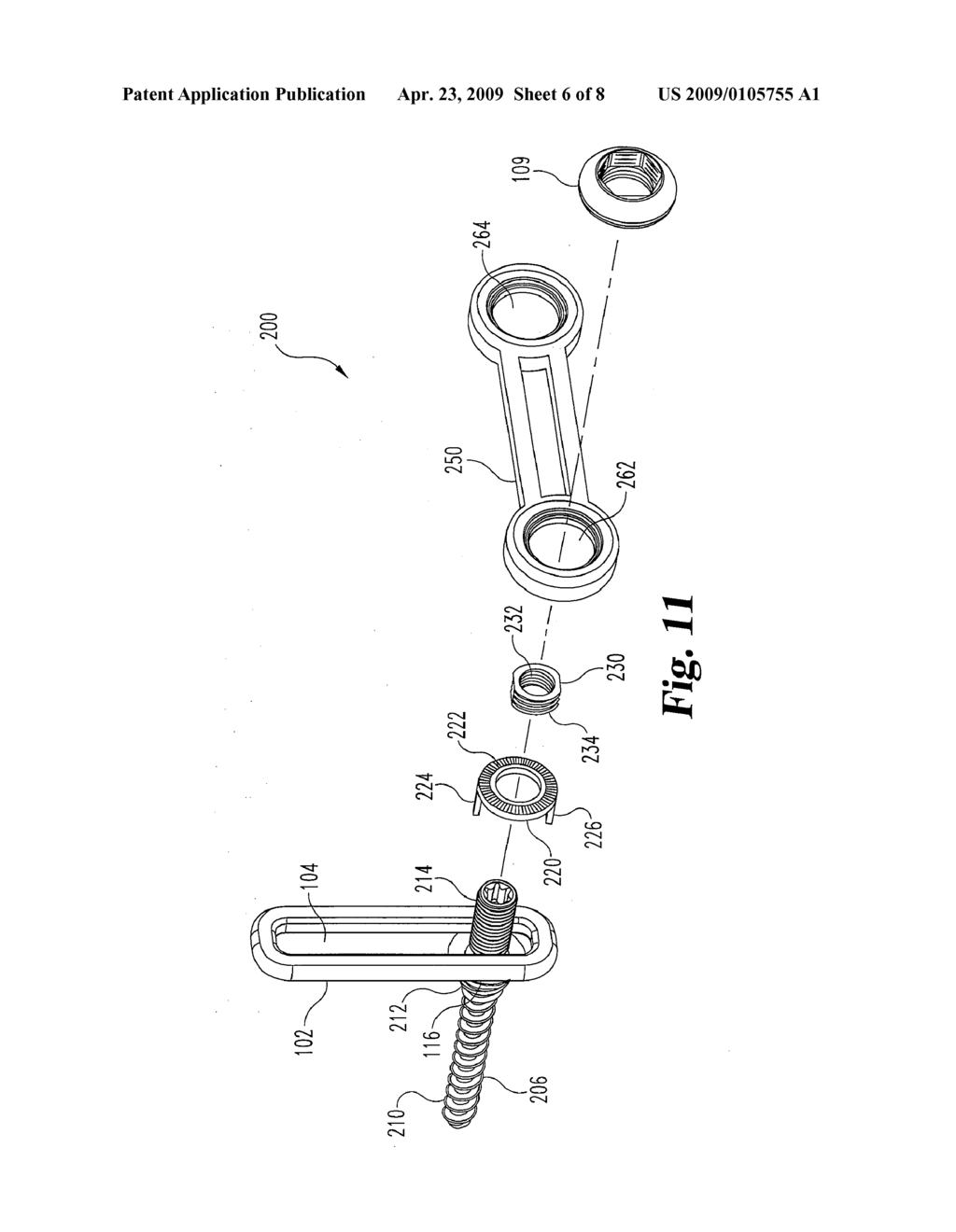 APPARATUS AND METHOD FOR CONNECTING SPINAL FIXATION SYSTEMS TOGETHER - diagram, schematic, and image 07