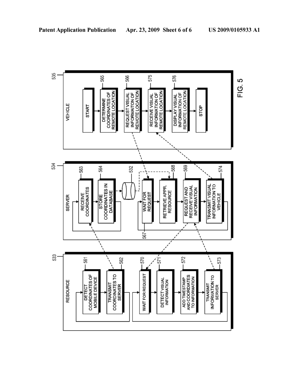 SYSTEM FOR PROVIDING VISUAL INFORMATION OF A REMOTE LOCATION TO A USER OF A VEHICLE - diagram, schematic, and image 07