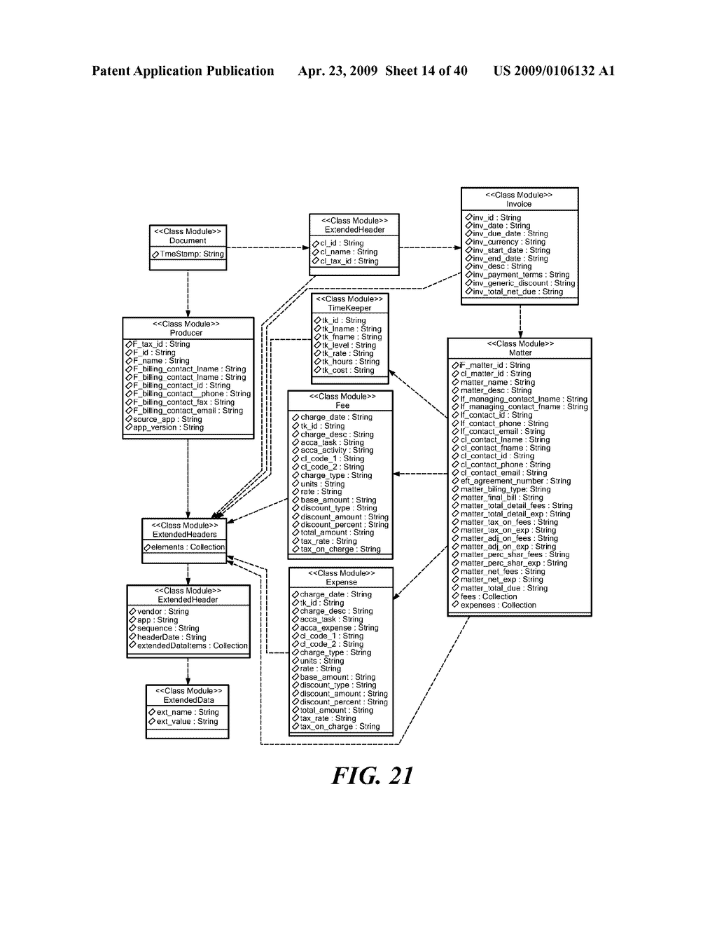 Electronic billing system utilizing a universal billing format data transmission - diagram, schematic, and image 15