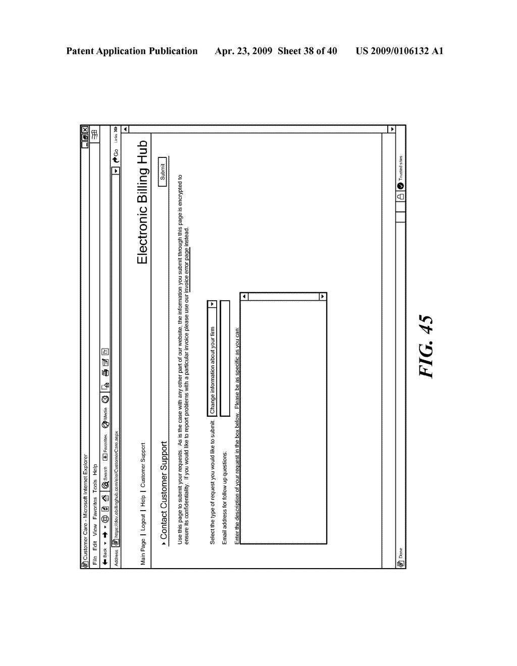 Electronic billing system utilizing a universal billing format data transmission - diagram, schematic, and image 39