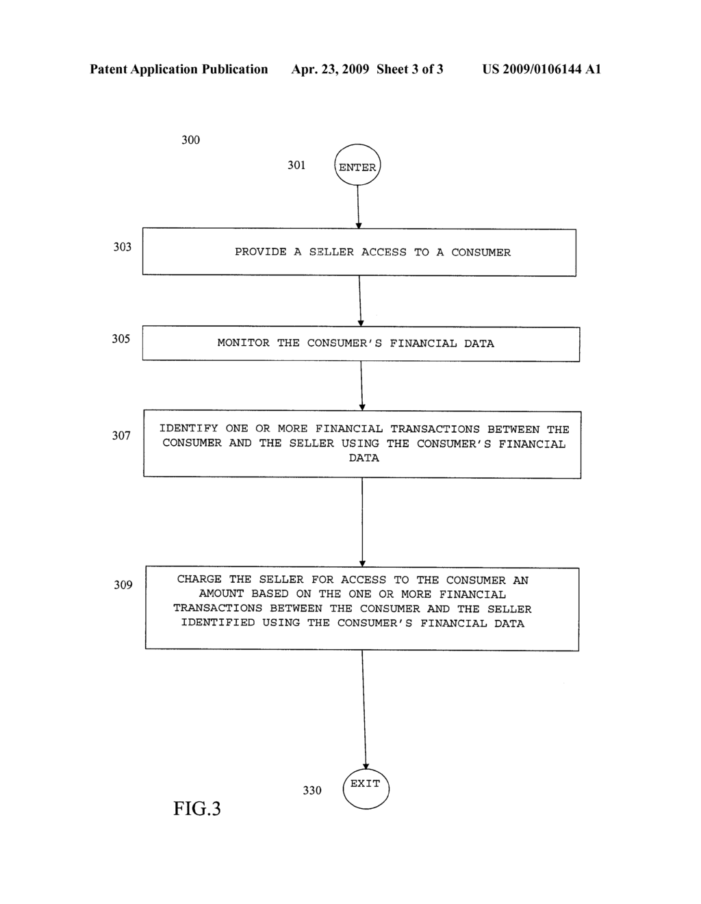 METHOD AND SYSTEM FOR PROVIDING SELLERS ACCESS TO SELECTED CONSUMERS - diagram, schematic, and image 04