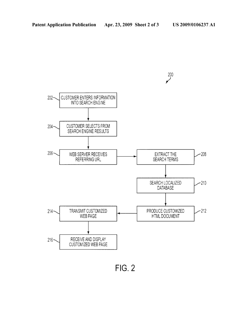 SYSTEM AND METHOD FOR DYNAMICALLY CUSTOMIZING WEB PAGE CONTENT - diagram, schematic, and image 03