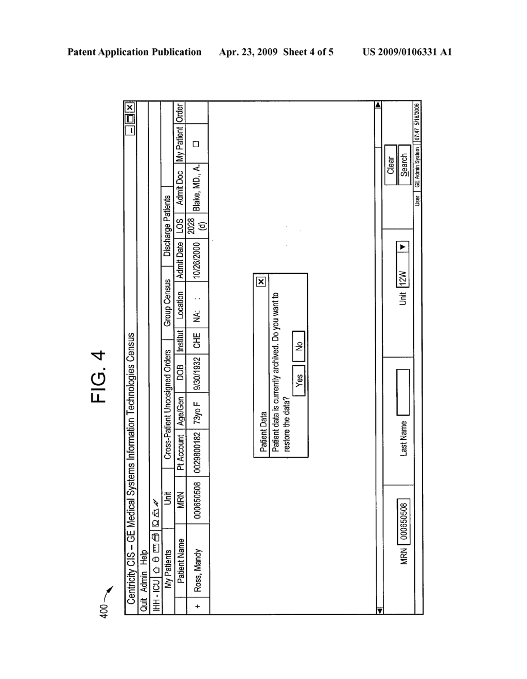 DYNAMIC TWO-STAGE CLINICAL DATA ARCHIVING AND RETRIEVAL SOLUTION - diagram, schematic, and image 05