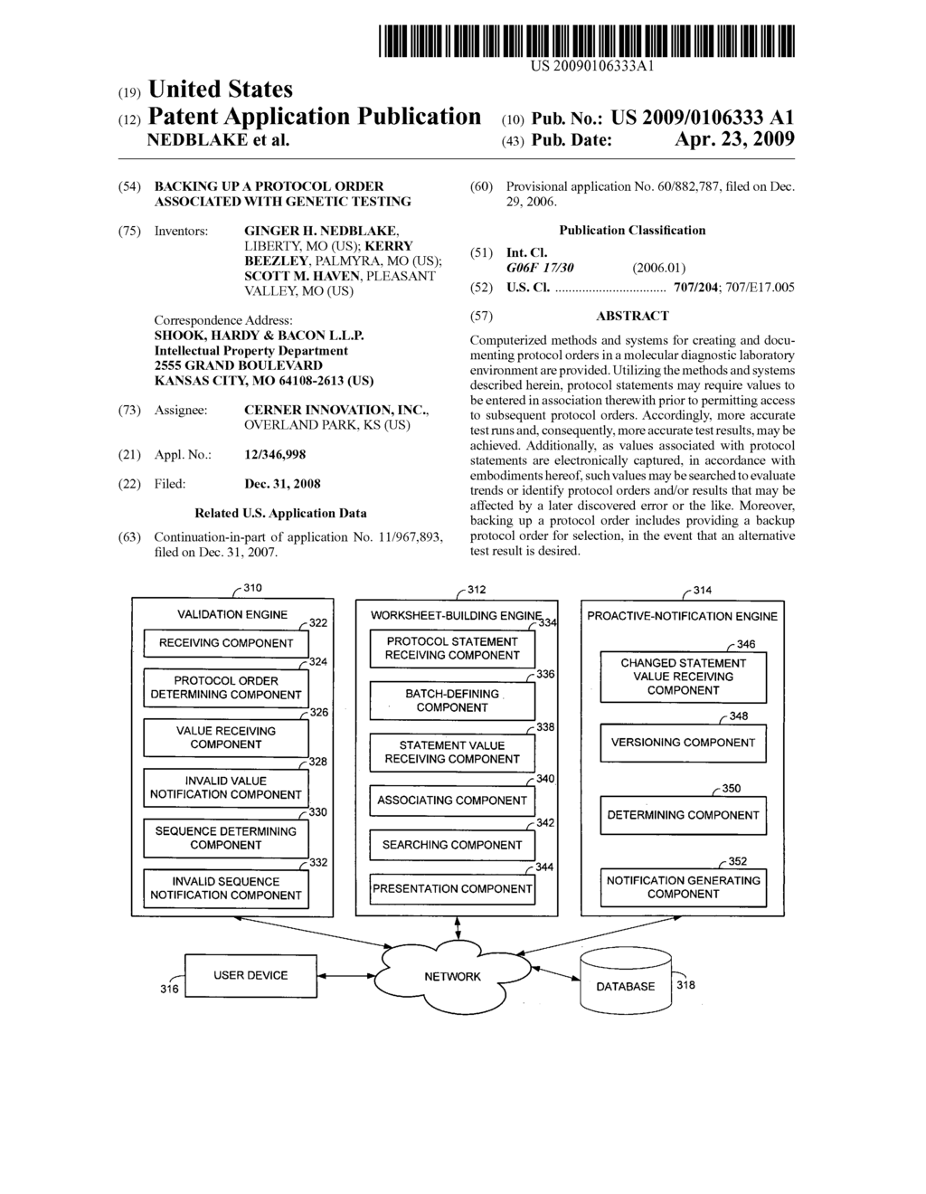 BACKING UP A PROTOCOL ORDER ASSOCIATED WITH GENETIC TESTING - diagram, schematic, and image 01