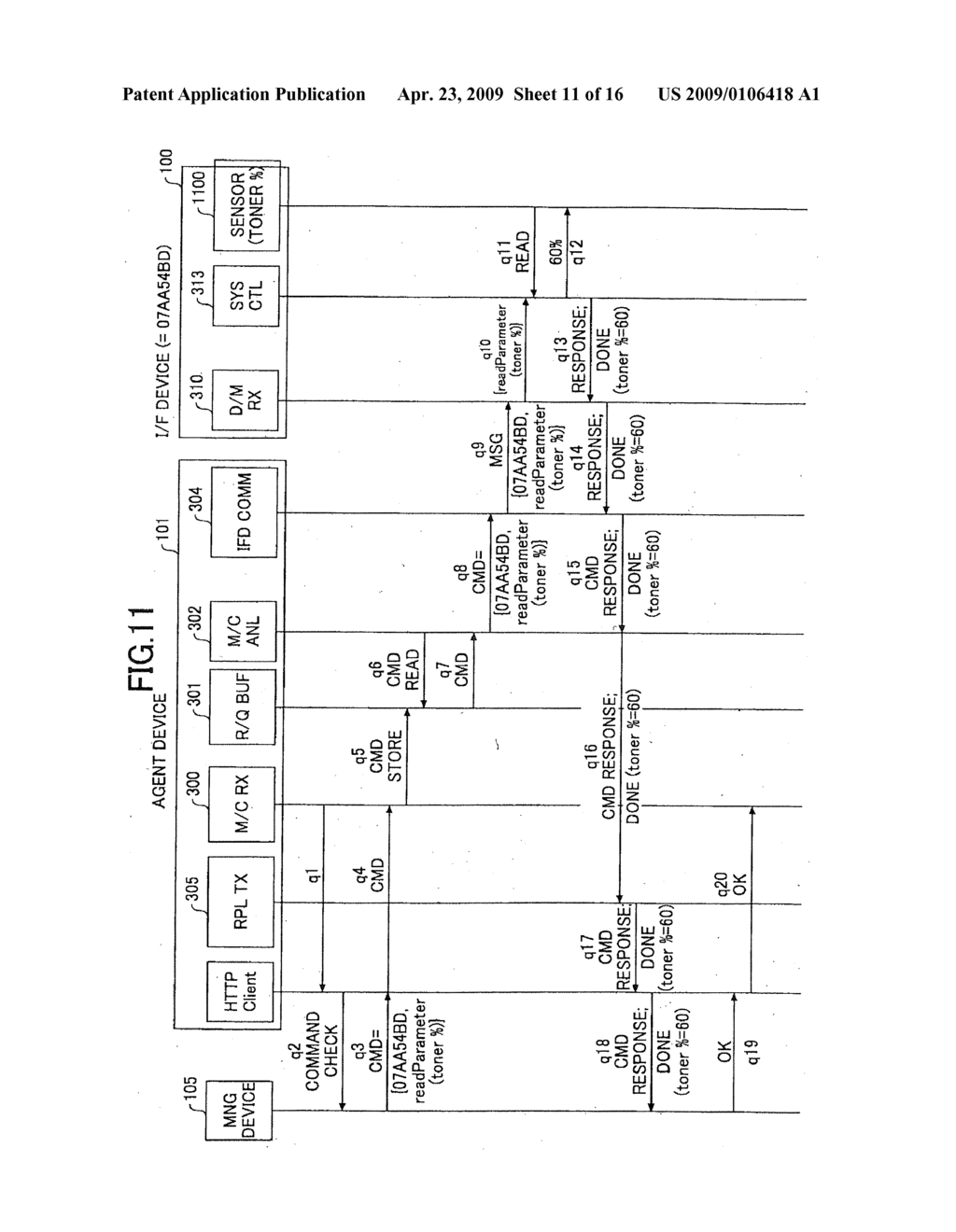 AGENT DEVICE, IMAGE-FORMING-DEVICE MANAGEMENT SYSTEM, IMAGE-FORMING-DEVICE MANAGEMENT METHOD, IMAGE-FORMING-DEVICE MANAGEMENT PROGRAM AND STORAGE MEDIUM - diagram, schematic, and image 12