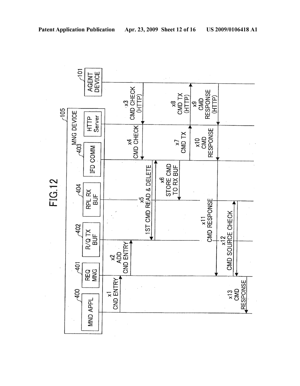 AGENT DEVICE, IMAGE-FORMING-DEVICE MANAGEMENT SYSTEM, IMAGE-FORMING-DEVICE MANAGEMENT METHOD, IMAGE-FORMING-DEVICE MANAGEMENT PROGRAM AND STORAGE MEDIUM - diagram, schematic, and image 13