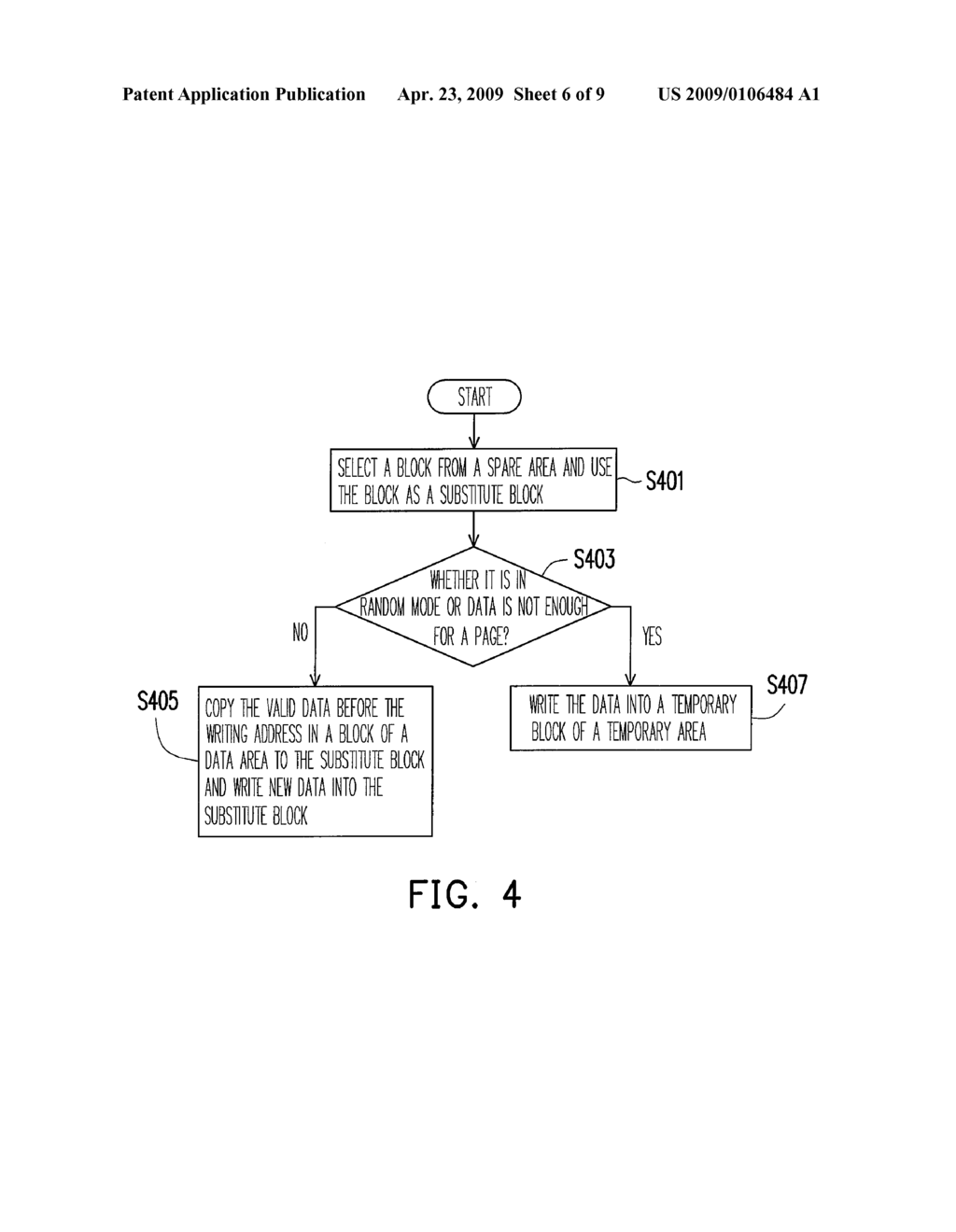 DATA WRITING METHOD FOR NON-VOLATILE MEMORY AND CONTROLLER USING THE SAME - diagram, schematic, and image 07