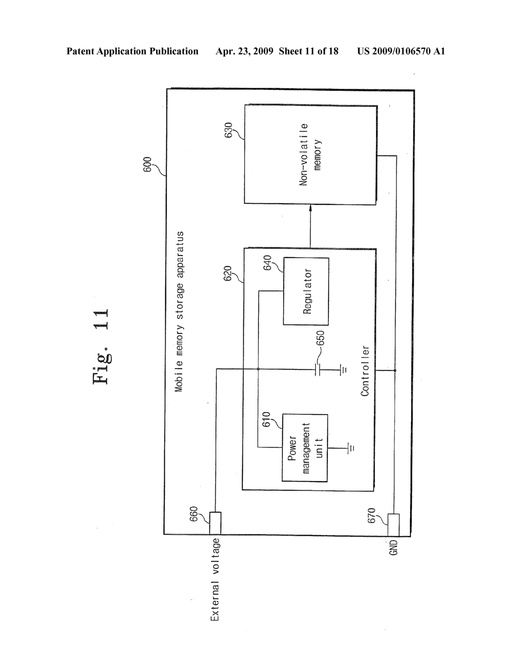 POWER OFF CONTROLLERS AND MEMORY STORAGE APPARATUS INCLUDING THE SAME AND METHODS FOR OPERATING THE SAME - diagram, schematic, and image 12