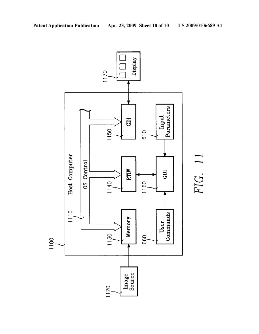 METHOD OF USING A REAL TIME DESKTOP IMAGE WARPING SYSTEM TO MITIGATE OPTICAL DISTORTION - diagram, schematic, and image 11