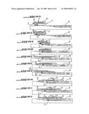 SYSTEM FOR TRANSPORTING A SPAN ON A ROAD VEHICLE CAPABLE OF BEING TRANSFORMED INTO AN AMPHIBIOUS VEHICLE ENABLING THE CROSSING OF A DRY OR WATER-FILLED GAP BY ANY ROAD VEHICLE diagram and image