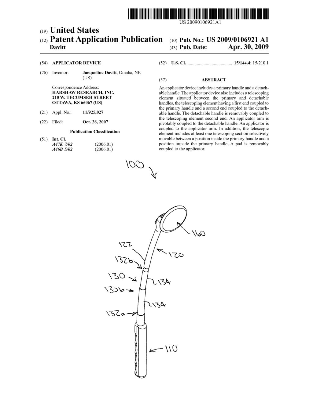 Applicator Device - diagram, schematic, and image 01