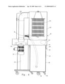 Dust collector having dust bag-expanding function diagram and image