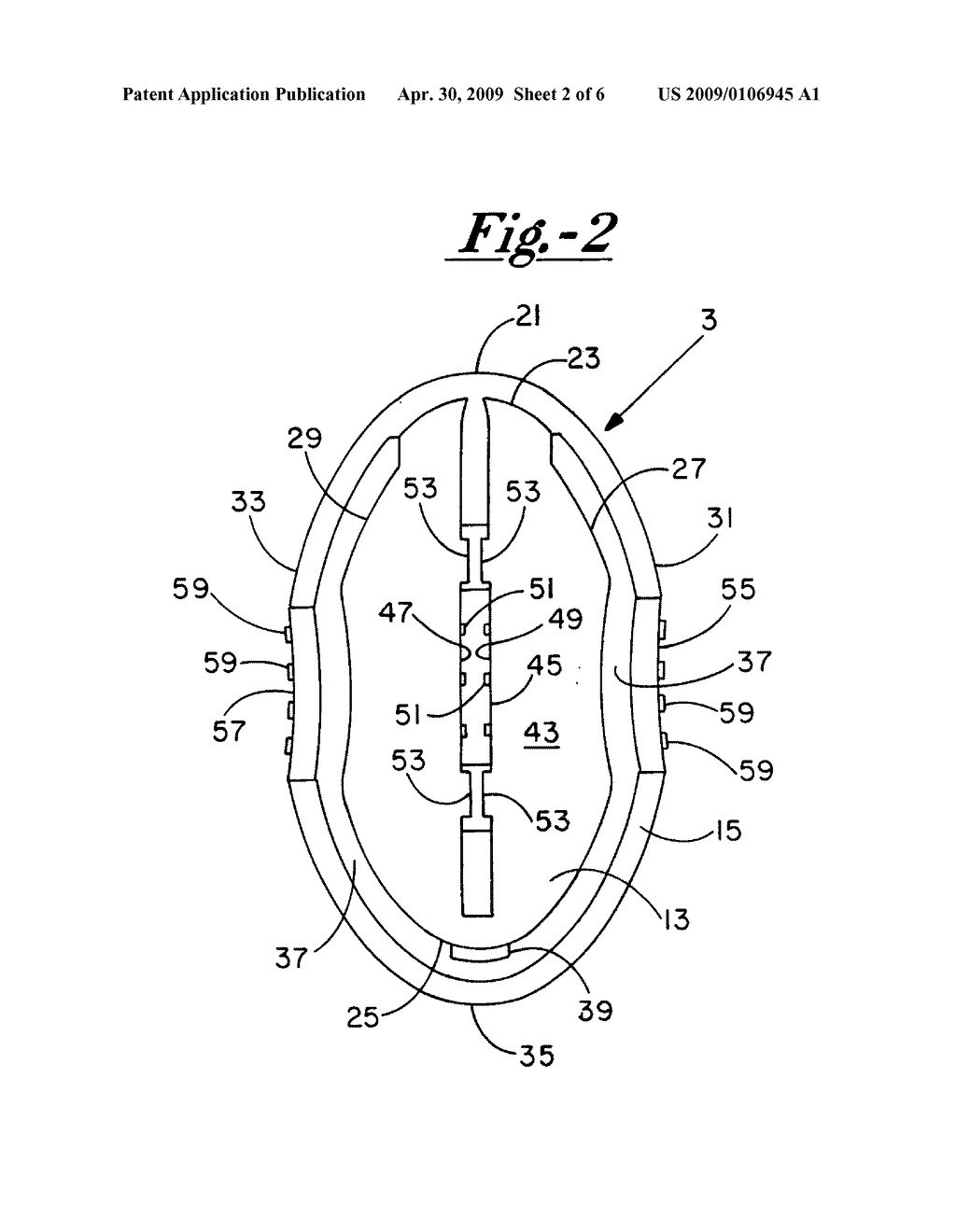 Adjustable napkin clip assembly - diagram, schematic, and image 03