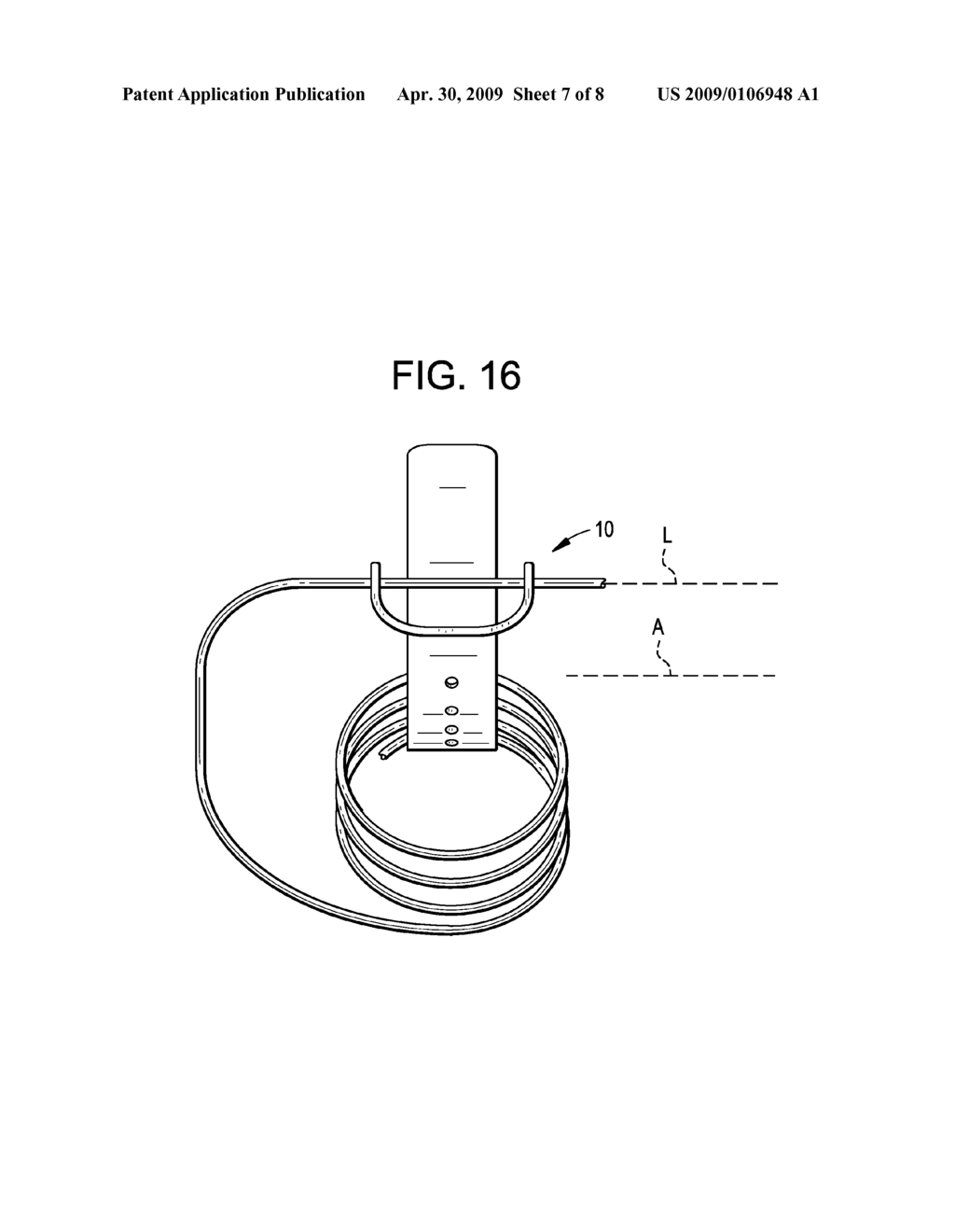 METHOD AND APPARATUS FOR RETAINING ELONGATED FLEXIBLE ARTICLES INCLUDING VISUAL INSPECTION APPARATUS INSPECTION PROBES - diagram, schematic, and image 08