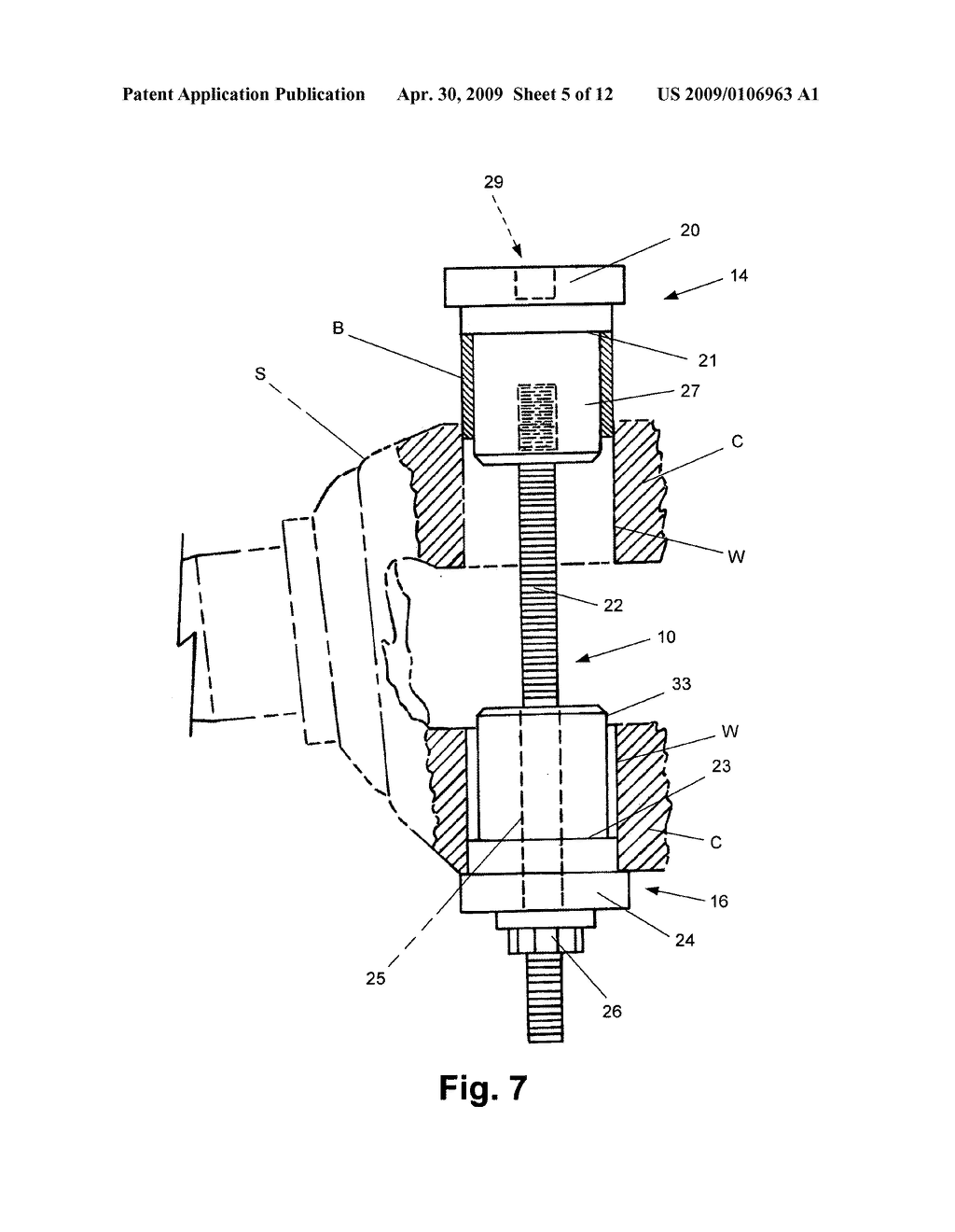 Kingpin bushing installation tool - diagram, schematic, and image 06