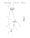 Flat top fishing lure diagram and image