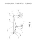 Flat top fishing lure diagram and image