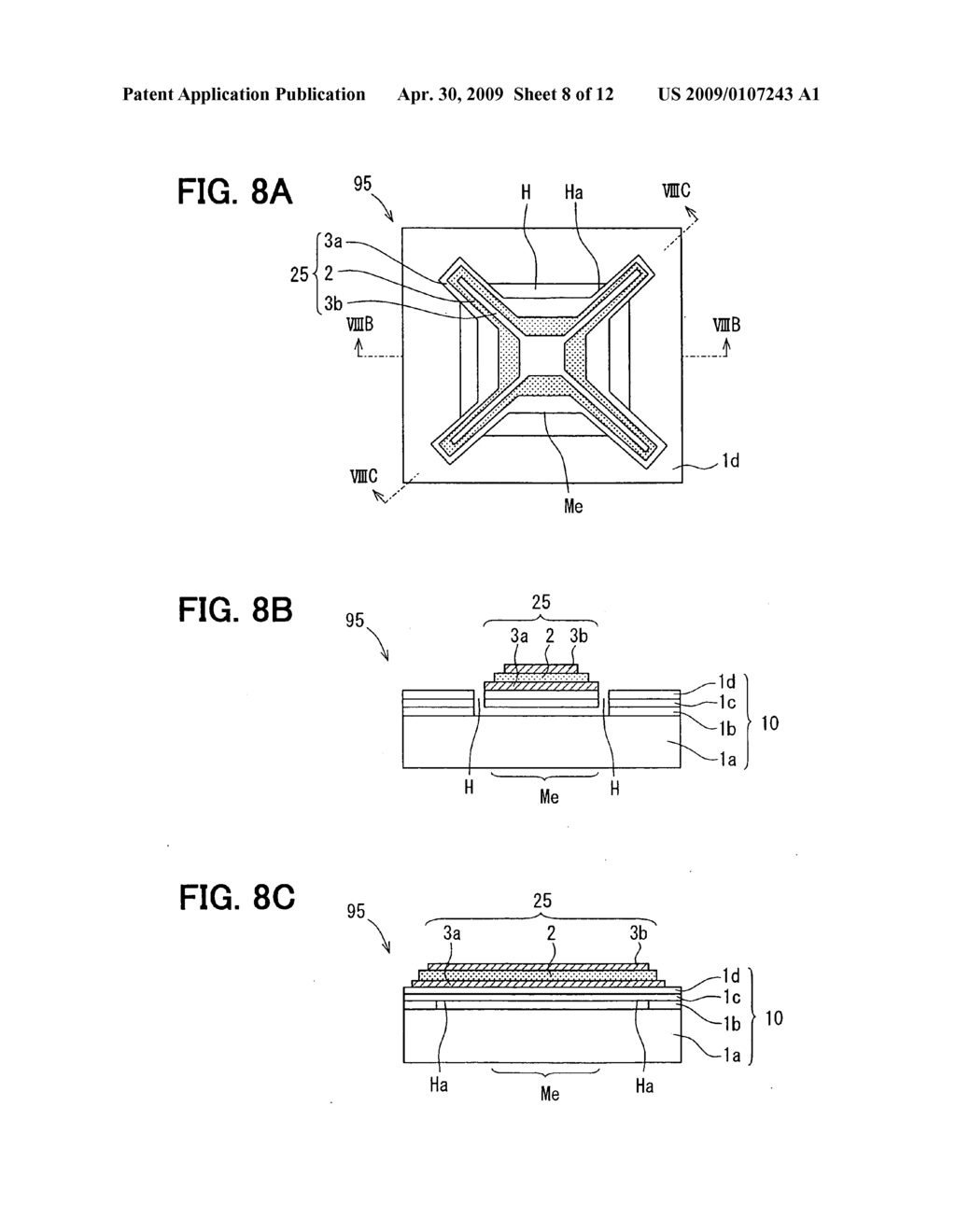 Ultrasonic sensor having transmission device and reception device of ultrasonic wave - diagram, schematic, and image 09