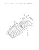 Composite air/hydrocarbon trap filter assembly diagram and image