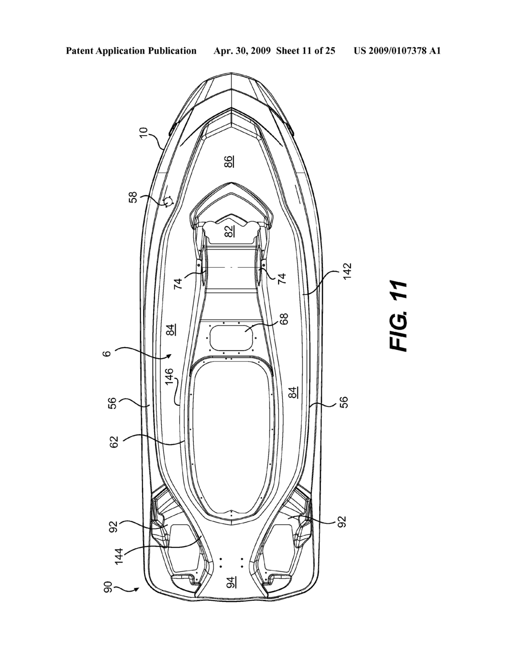 PERSONAL WATERCRAFT SUPENSION ARRANGEMENT - diagram, schematic, and image 12