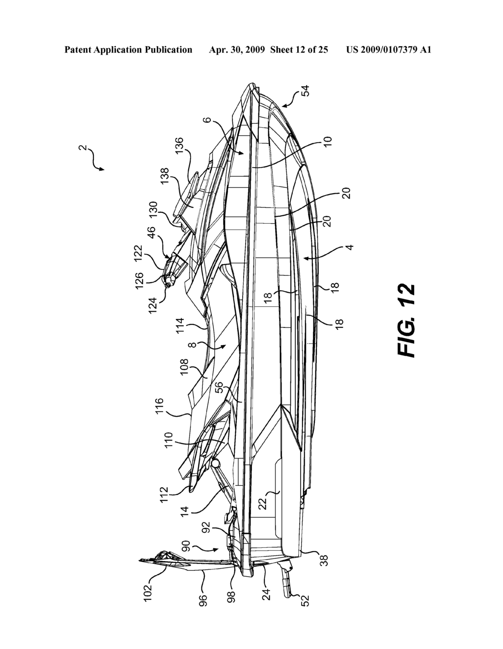 PERSONAL WATERCRAFT HAVING A SUSPENSION SYSTEM - diagram, schematic, and image 13