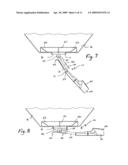 Barbecue cooking apparatus with ash bin and chimney device diagram and image