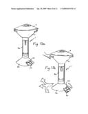 Barbecue cooking apparatus with ash bin and chimney device diagram and image