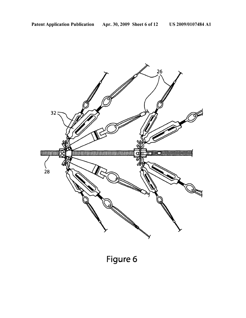 SOLAR COLLECTOR STABILIZED BY CABLES AND A COMPRESSION ELEMENT - diagram, schematic, and image 07