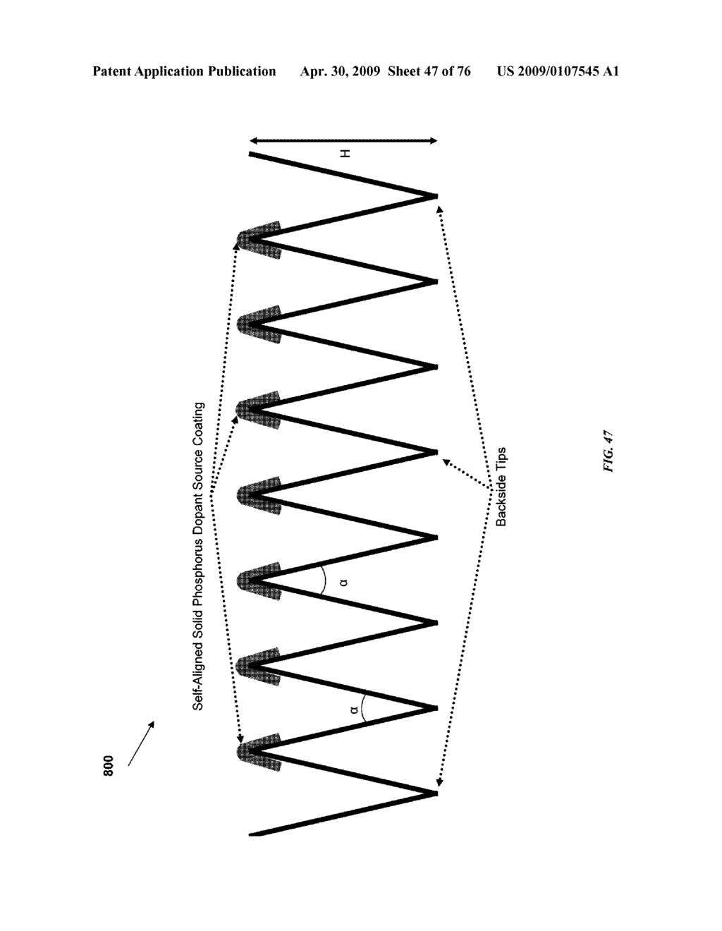 TEMPLATE FOR PYRAMIDAL THREE-DIMENSIONAL THIN-FILM SOLAR CELL MANUFACTURING AND METHODS OF USE - diagram, schematic, and image 48