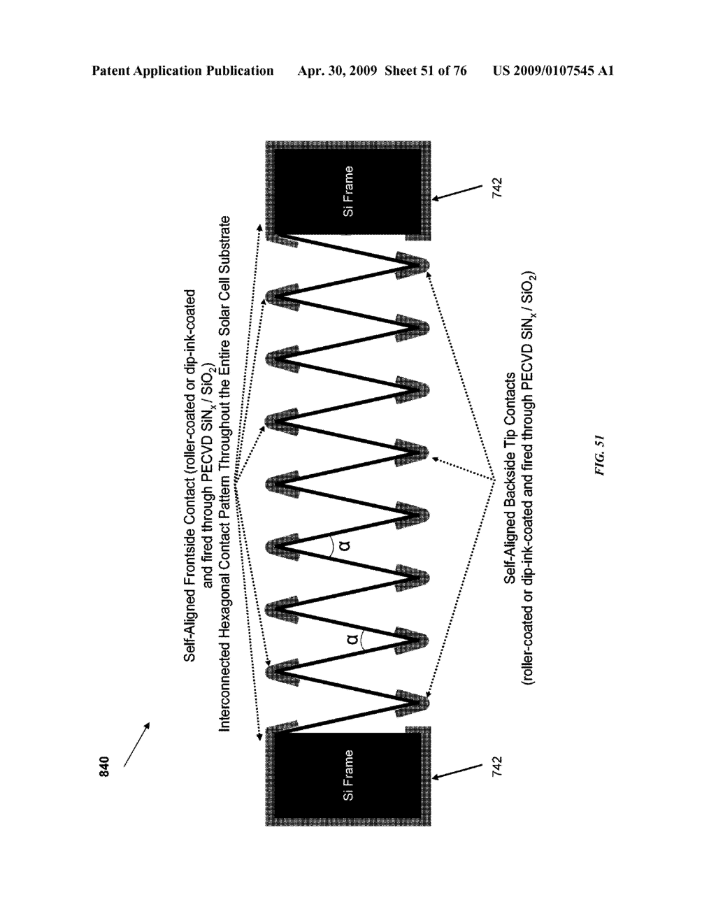 TEMPLATE FOR PYRAMIDAL THREE-DIMENSIONAL THIN-FILM SOLAR CELL MANUFACTURING AND METHODS OF USE - diagram, schematic, and image 52