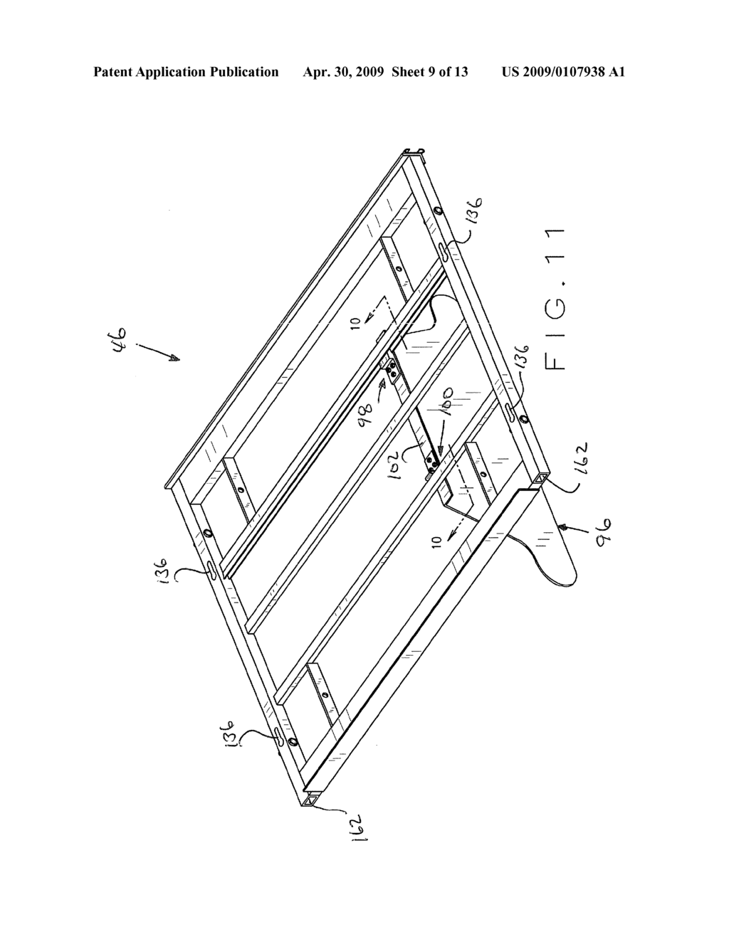 PRODUCT MERCHANDISING SYSTEM FOR WALK-IN DISPLAY COOLERS AND THE LIKE - diagram, schematic, and image 10