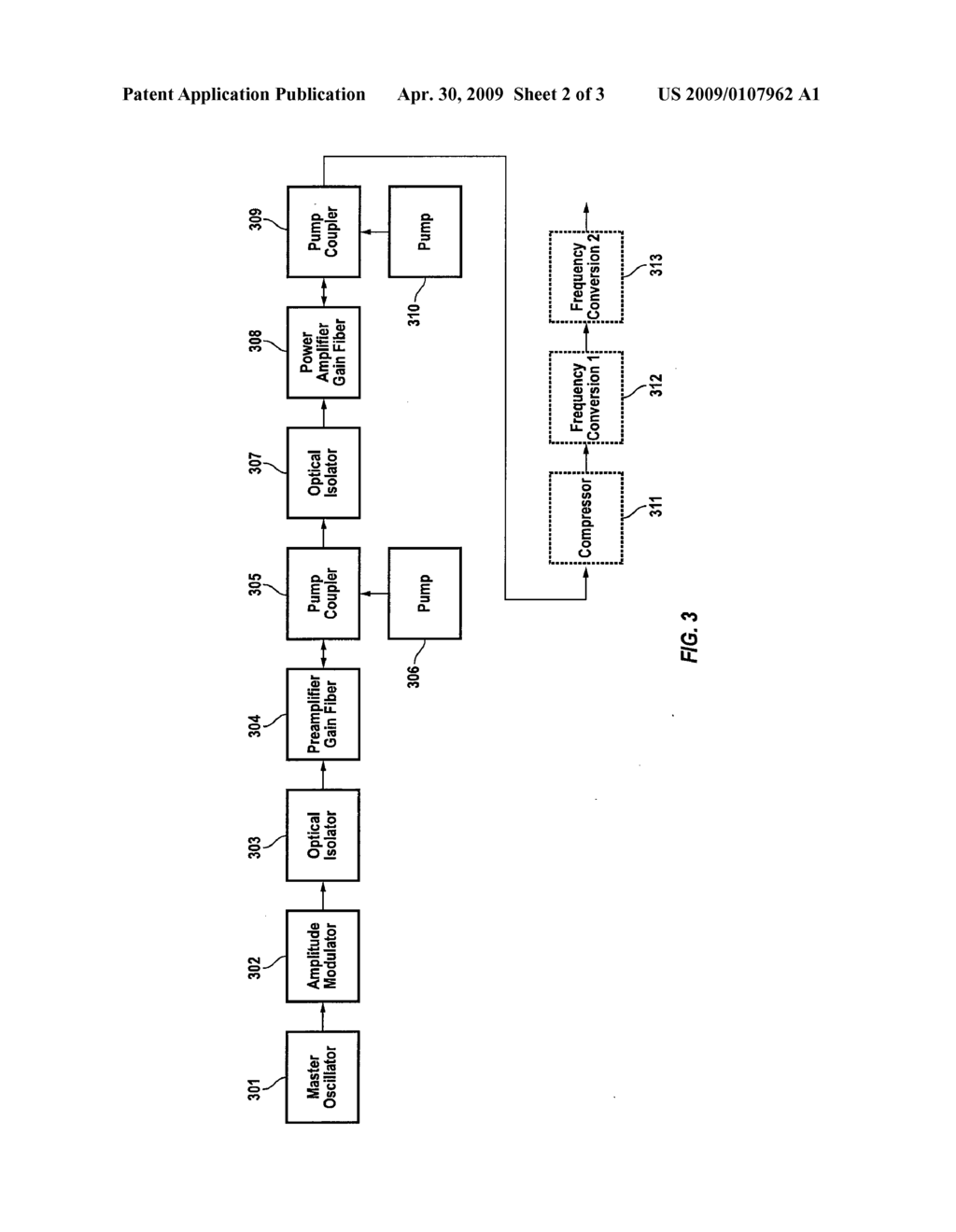 METHOD AND APPARATUS FOR A HYBRID MODE-LOCKED FIBER LASER - diagram, schematic, and image 03