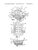 Dual Chamber Salad Container diagram and image