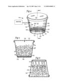 Dual Chamber Salad Container diagram and image