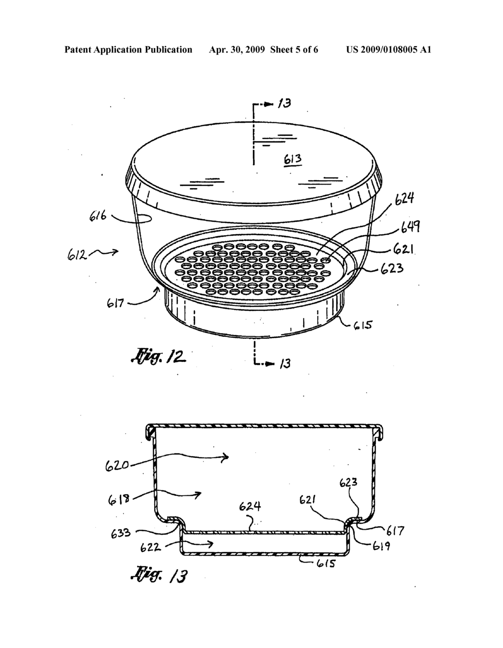 Dual Chamber Salad Container - diagram, schematic, and image 06