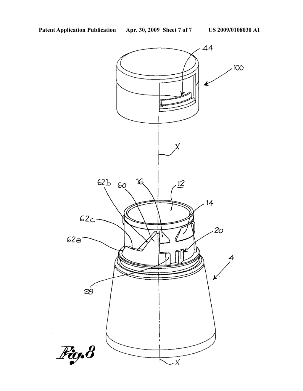 Closing System For a Container, For Example For Trigger Dispenser - diagram, schematic, and image 08