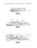 System and method to automatically discriminate between a signature and a bar code diagram and image