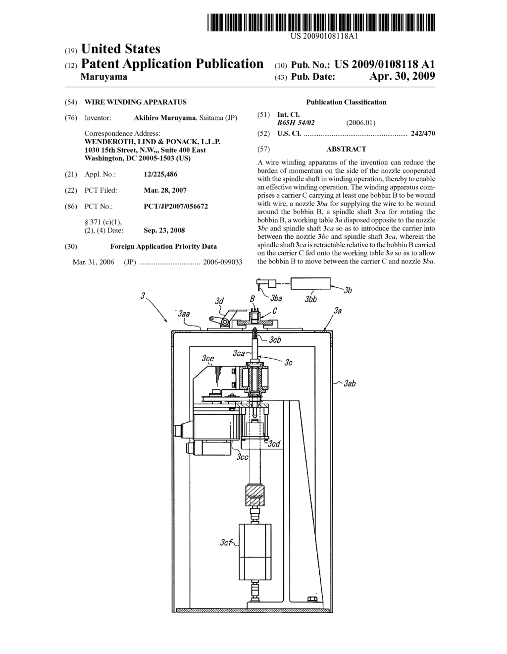 Wire Winding Apparatus - diagram, schematic, and image 01