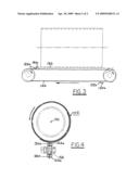 Method and apparatus for forming a sheeted roll of material diagram and image