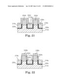 INTEGRATED CIRCUIT INCLUDING DOPED SEMICONDUCTOR LINE HAVING CONDUCTIVE CLADDING diagram and image