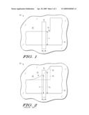 SEMICONDUCTOR HAVING A CORNER COMPENSATION FEATURE AND METHOD diagram and image