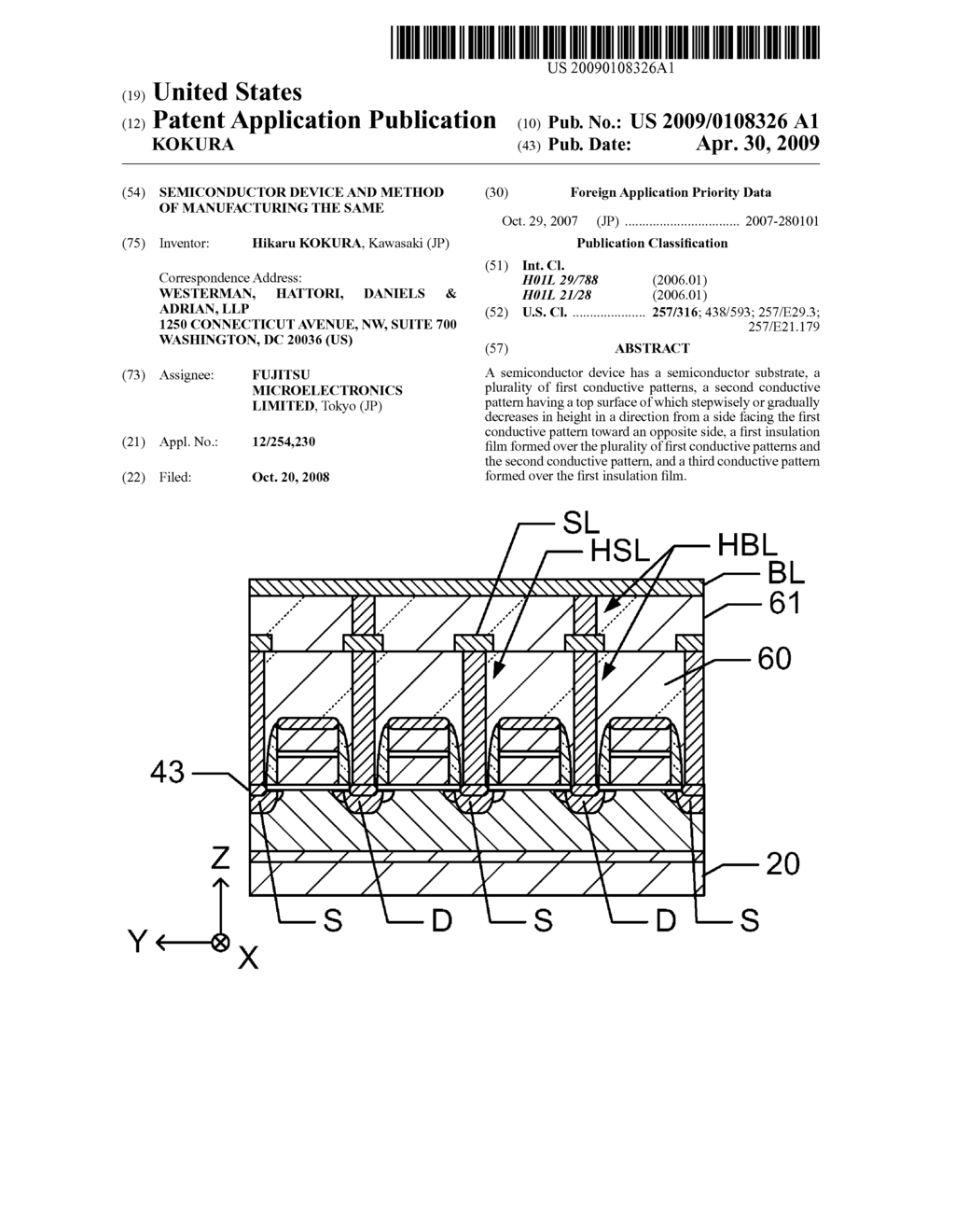 SEMICONDUCTOR DEVICE AND METHOD OF MANUFACTURING THE SAME - diagram, schematic, and image 01